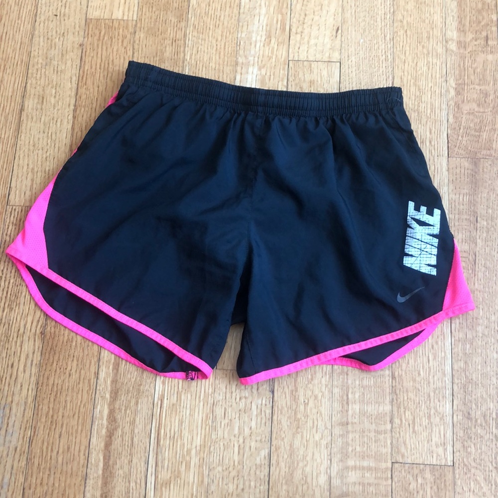 Girl’s Black and Pink Athletic Shorts